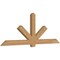 Ekena Millwork Kennewick Timber Gable Bracket, Western Red Cedar, 96"W x 36"H x 3 1/2"D x 5 1/2"F, 9/12 Pitch GBW096X36X0406KEN00SWR - alternate 5